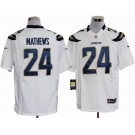 nike nfl jerseys san diego chargers #24 mathews white[game]