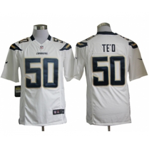 nike nfl jerseys san diego chargers #50 manti teo white[game]