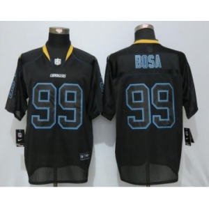 Men Nike San Diego Charger #99 Joey Bosa Lights Out Black Elite Jerseys