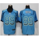 Men Nike n Diego Chargers #99 Joey Bosa Drift Fashion Elite Blue Jersey