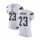 Men's Nike Los Angeles Chargers #23 Rayshawn Jenkins White Vapor Untouchable Elite Player NFL Jersey