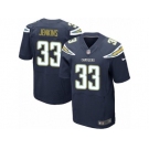 Men's Nike Los Angeles Chargers #33 Rayshawn Jenkins Elite Navy Blue Team Color NFL Jersey