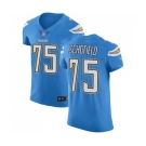 Men's Nike Los Angeles Chargers #75 Michael Schofield Electric Blue Alternate Vapor Untouchable Elite Player NFL Jersey