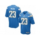 Men's Nike San Diego Chargers #23 Dexter McCoil Game Electric Blue Alternate NFL Jersey
