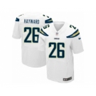 Men's Nike San Diego Chargers #26 Casey Hayward Elite White NFL Jersey