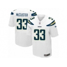Men's Nike San Diego Chargers #33 Dexter McCluster Elite White NFL Jersey