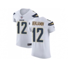 Nike Los Angeles Chargers #12 Travis Benjamin White Men Stitched NFL Vapor Untouchable Elite Jersey