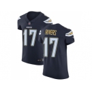 Nike Los Angeles Chargers #17 Philip Rivers Navy Blue Team Color Men Stitched NFL Vapor Untouchable Elite Jersey