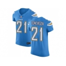 Nike Los Angeles Chargers #21 LaDainian Tomlinson Electric Blue Alternate Men Stitched NFL Vapor Untouchable Elite Jersey