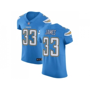 Nike Los Angeles Chargers #33 Derwin James Electric Blue Alternate Men Stitched NFL Vapor Untouchable Elite Jersey