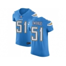 Nike Los Angeles Chargers #51 Kyle Emanuel Electric Blue Alternate Men Stitched NFL Vapor Untouchable Elite Jersey
