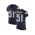 Nike Los Angeles Chargers #51 Kyle Emanuel Navy Blue Team Color Men Stitched NFL Vapor Untouchable Elite Jersey