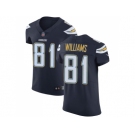 Nike Los Angeles Chargers #81 Mike Williams Navy Blue Team Color Men Stitched NFL Vapor Untouchable Elite Jersey
