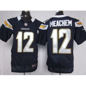 nike nfl jerseys san diego chargers #12 robert meachem dk.blue[Elite]