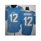 nike nfl jerseys san diego chargers #12 robert meachem lt.blue[Elite]