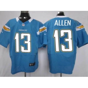 nike nfl jerseys san diego chargers #13 allen lt.blue[Elite]
