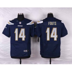 nike nfl jerseys san diego chargers #14 fouts blue[new Elite]