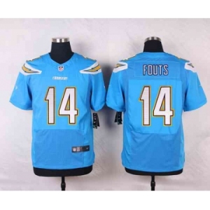 nike nfl jerseys san diego chargers #14 fouts lt.blue[new Elite]