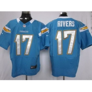 nike nfl jerseys san diego chargers #17 rivers lt.blue[Elite]