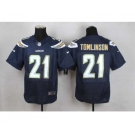 nike nfl jerseys san diego chargers #21 tomlinson blue[Elite]