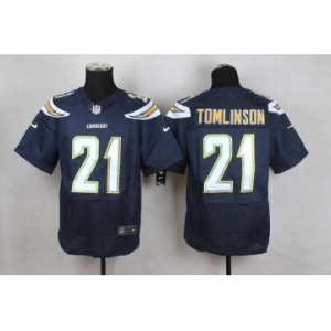 nike nfl jerseys san diego chargers #21 tomlinson blue[Elite]