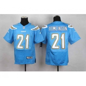 nike nfl jerseys san diego chargers #21 tomlinson lt.blue[Elite]