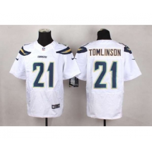 nike nfl jerseys san diego chargers #21 tomlinson white[Elite]