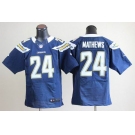 nike nfl jerseys san diego chargers #24 mathews blue[elite]