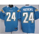 nike nfl jerseys san diego chargers #24 mathews lt.blue[Elite]