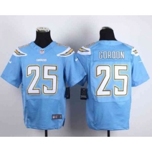 nike nfl jerseys san diego chargers #25 goroon lt.blue[Elite]
