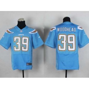 nike nfl jerseys san diego chargers #39 woodhead lt.blue[new Elite]