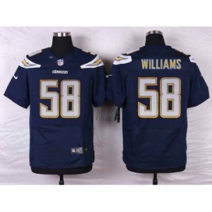 nike nfl jerseys san diego chargers #58 williams blue[new Elite]