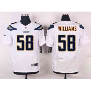nike nfl jerseys san diego chargers #58 williams white[new Elite]