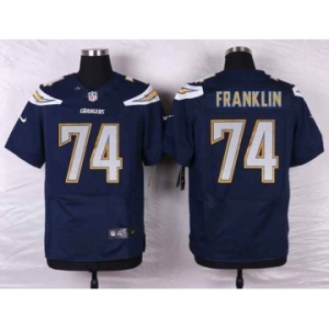nike nfl jerseys san diego chargers #74 franklin blue[new Elite]