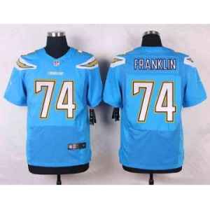 nike nfl jerseys san diego chargers #74 franklin lt.blue[new Elite]