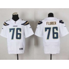 nike nfl jerseys san diego chargers #76 fluker white[new Elite]