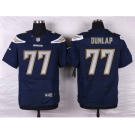 nike nfl jerseys san diego chargers #77 dunlap blue[new Elite]
