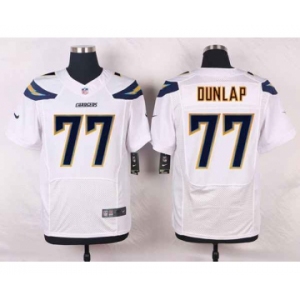 nike nfl jerseys san diego chargers #77 dunlap white[new Elite]