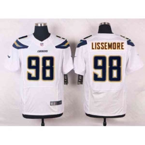 nike nfl jerseys san diego chargers #98 lissemore white[new Elite]
