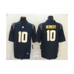 Los Angeles Chargers #10 Justin Herbert Navy 2020 NFL Draft Vapor Limited Jersey