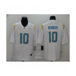 Los Angeles Chargers #10 Justin Herbert White 2020 NFL Draft Vapor Limited Jersey