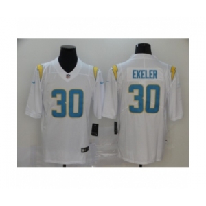 Los Angeles Chargers #30 Austin Ekeler white 2020 Vapor Limited Jersey