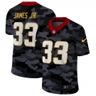 Men New Nike San Diego Chargers #33 James jr 2020 Nike 2ndCamo Salute to Service Limited