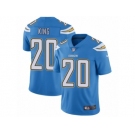 Men Nike Los Angeles Chargers #20 Desmond King Electric Blue Alternate Vapor Untouchable Limited Player NFL Jersey