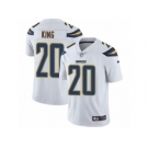 Men Nike Los Angeles Chargers #20 Desmond King White Vapor Untouchable Limited Player NFL Jersey