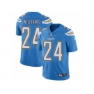 Men Nike Los Angeles Chargers #24 Trevor Williams Electric Blue Alternate Vapor Untouchable Limited Player NFL Jersey