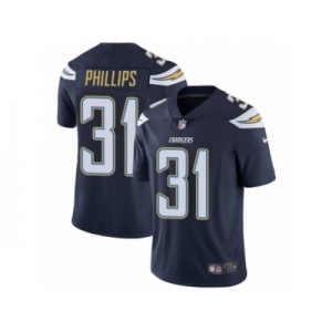 Men Nike Los Angeles Chargers #31 Adrian Phillips Navy Blue Team Color Vapor Untouchable Limited Player NFL Jersey