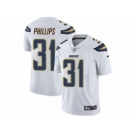 Men Nike Los Angeles Chargers #31 Adrian Phillips White Vapor Untouchable Limited Player NFL Jersey