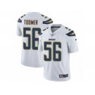 Men Nike Los Angeles Chargers #56 Korey Toomer White Vapor Untouchable Limited Player NFL Jersey