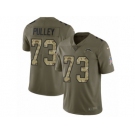 Men Nike Los Angeles Chargers #73 Spencer Pulley Limited Olive Camo 2017 Salute to Service NFL Jersey